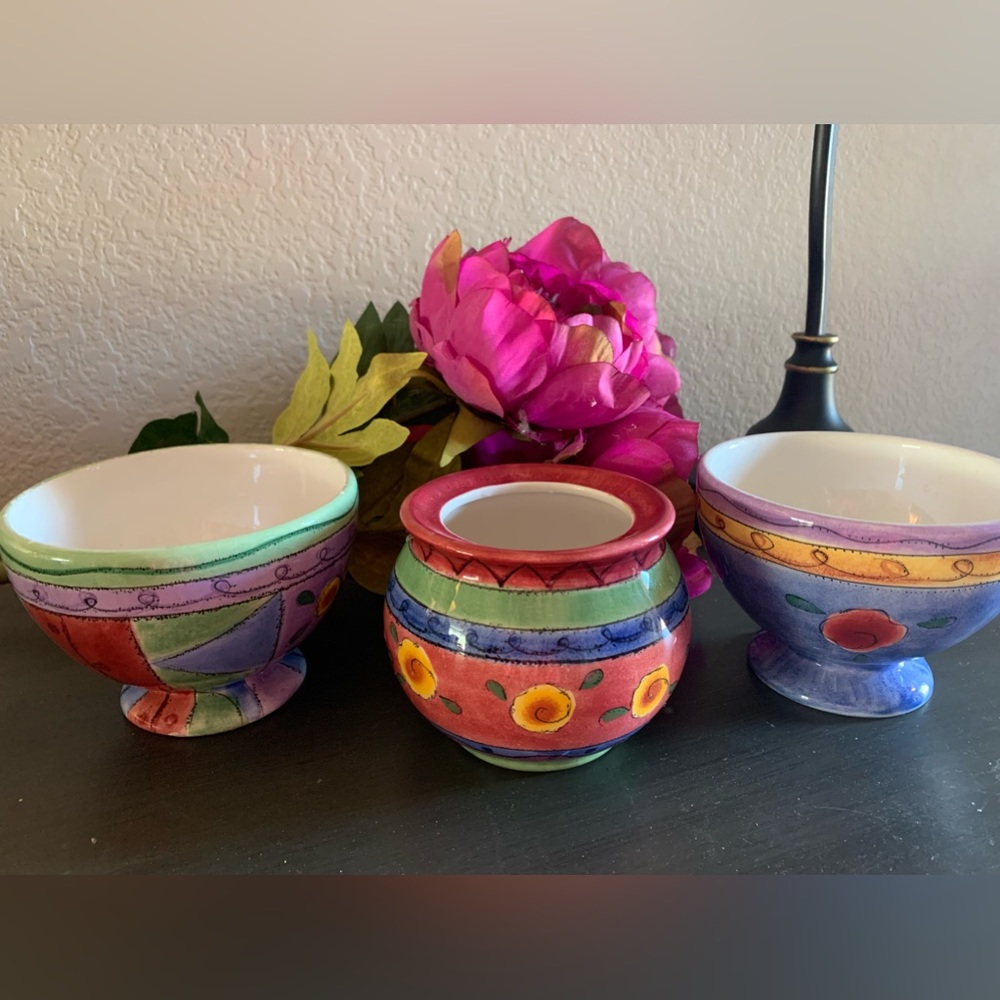 Vintage Sweet Shoppe By Sango Sue Ann Designer Bowl and Ice Cream Set